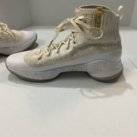 Under Armour Curry 4 Finals More Rings 2017 White Gold 1298306-102 Mens Size 12 main image 11
